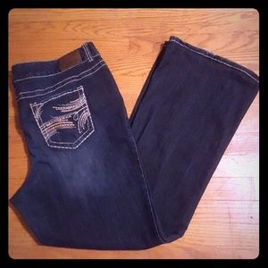 Maurices 22 Dark Boot Cut Jeans